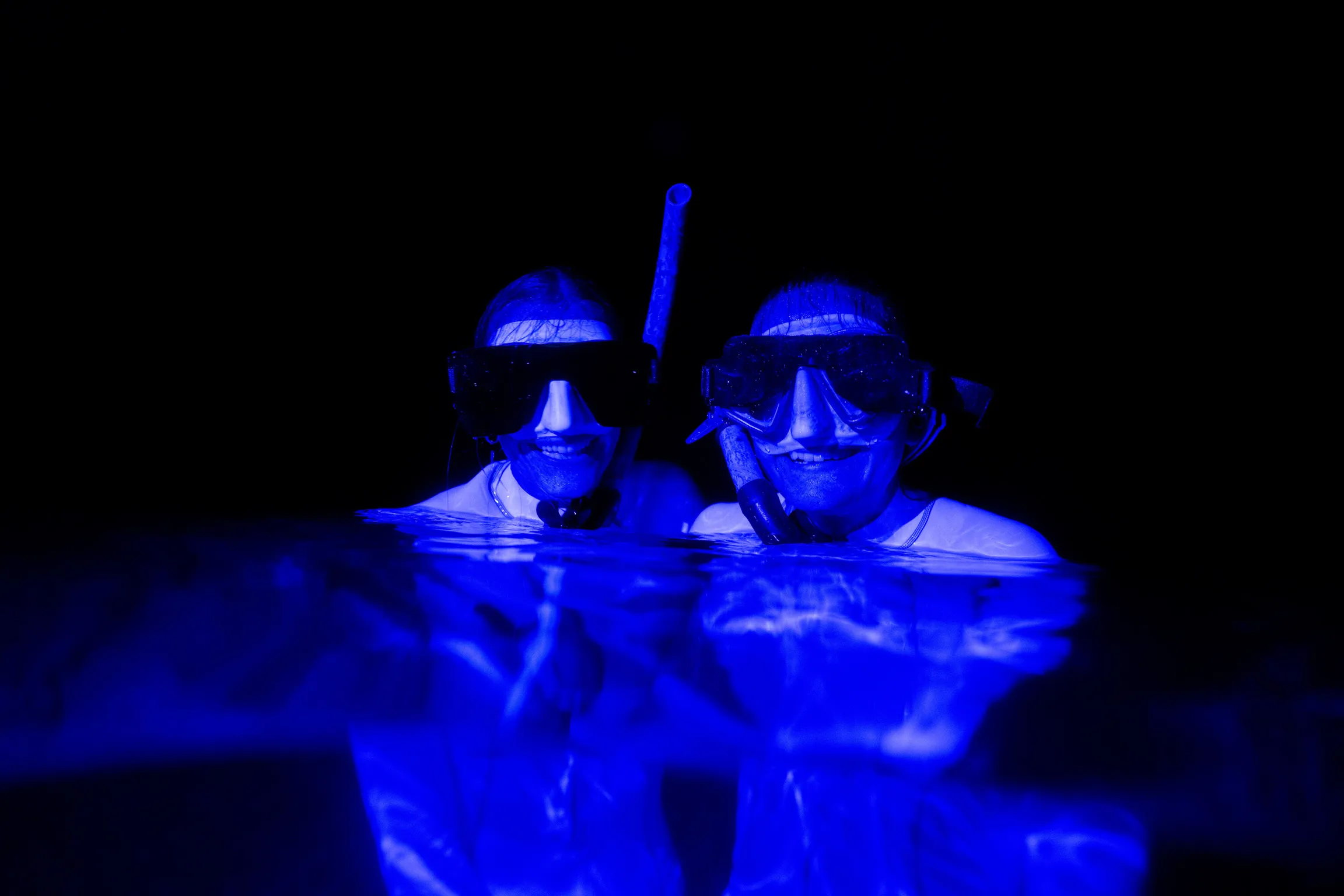 Night diving experience